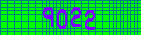 Blue Captcha Image