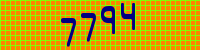 Blue Captcha Image