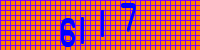 Blue Captcha Image