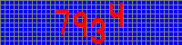 Blue Captcha Image
