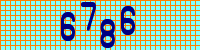 Blue Captcha Image