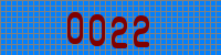 Blue Captcha Image