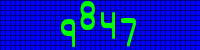 Blue Captcha Image