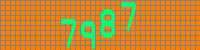 Blue Captcha Image