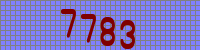 Blue Captcha Image