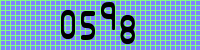 Blue Captcha Image