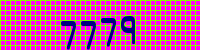 Blue Captcha Image