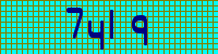 Blue Captcha Image