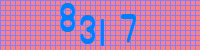 Blue Captcha Image