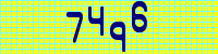 Blue Captcha Image