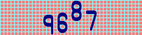 Blue Captcha Image
