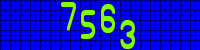 Blue Captcha Image