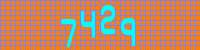 Blue Captcha Image
