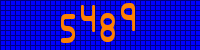Blue Captcha Image