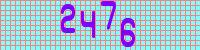 Blue Captcha Image