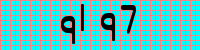 Blue Captcha Image