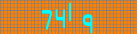 Blue Captcha Image