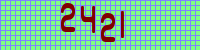 Blue Captcha Image