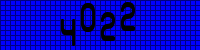 Blue Captcha Image
