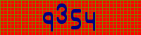 Blue Captcha Image
