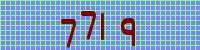 Blue Captcha Image