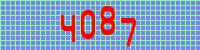 Blue Captcha Image
