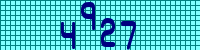 Blue Captcha Image