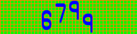 Blue Captcha Image