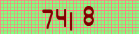 Blue Captcha Image