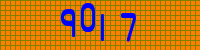 Blue Captcha Image