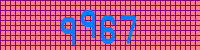 Blue Captcha Image