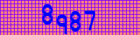 Blue Captcha Image