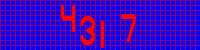 Blue Captcha Image
