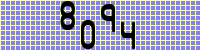 Blue Captcha Image