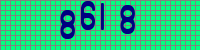Blue Captcha Image