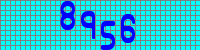 Blue Captcha Image