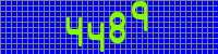 Blue Captcha Image
