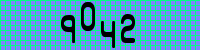 Blue Captcha Image