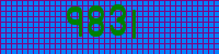 Blue Captcha Image