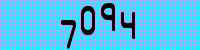 Blue Captcha Image