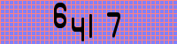 Blue Captcha Image