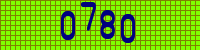 Blue Captcha Image