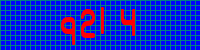 Blue Captcha Image