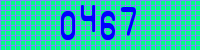 Blue Captcha Image