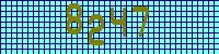 Blue Captcha Image