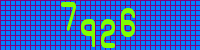 Blue Captcha Image