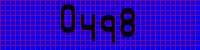 Blue Captcha Image