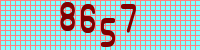 Blue Captcha Image