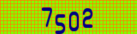 Blue Captcha Image