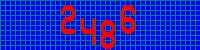 Blue Captcha Image